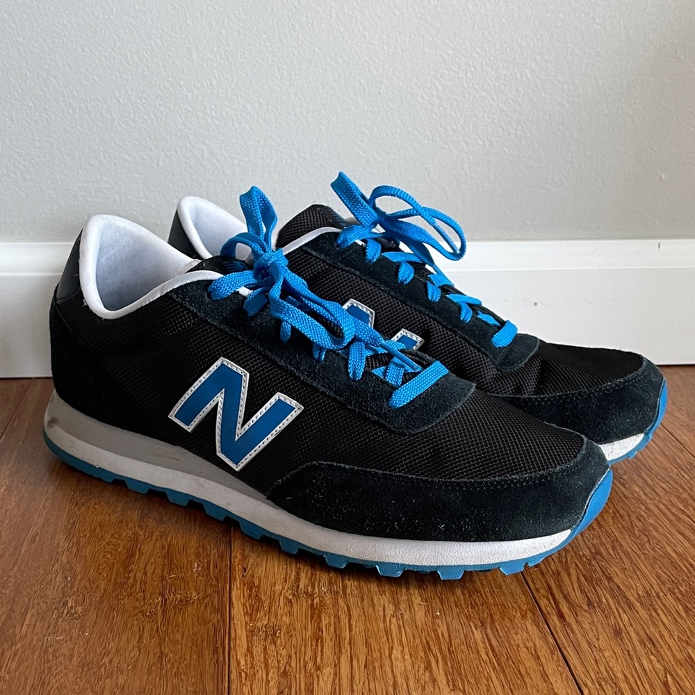 New Balance 501 Men's Black and Blue Sneakers